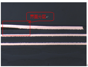 PCB界面分層失效
