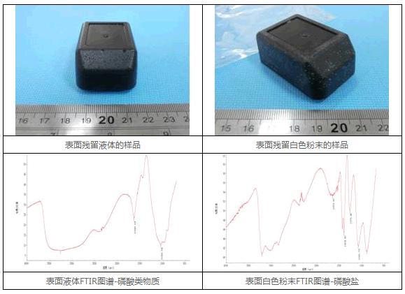 塑料表面白色物分析