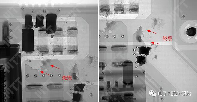 NG1失效样品X-ray透视照片