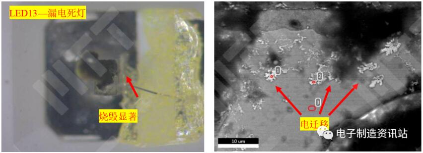 LED13化学开封后形貌图