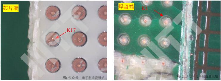 NG PCB板机械剥离后外观图片