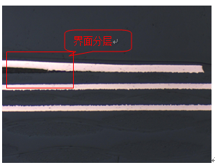 PCB interface failure